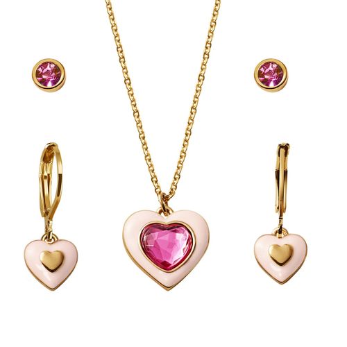 Set Collar + 2 Aretes Princess Glow