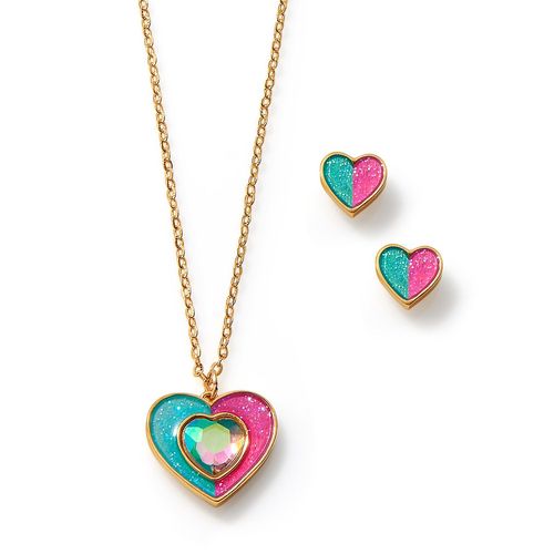 Set Collar + Aretes Love & Fun