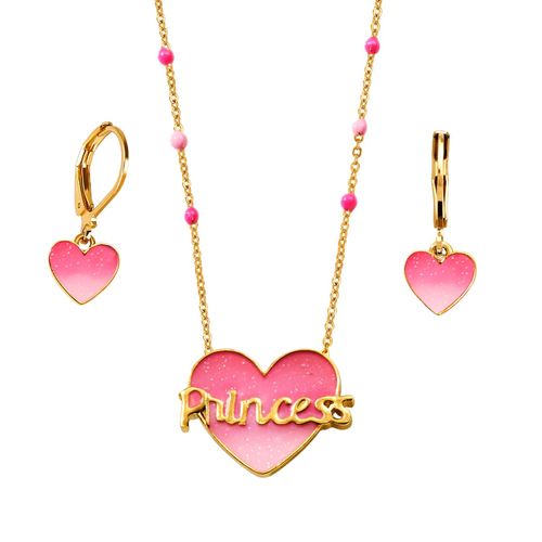 Set Collar + Aretes Forever Princess