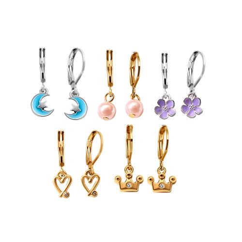 Set Aretes x5 Lovely Girl