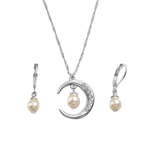 Set Collar + Aretes Pearly Moon